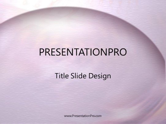 Bluelav PowerPoint Template title slide design