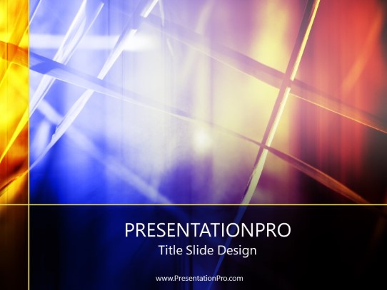 Colored Nature PowerPoint Template title slide design