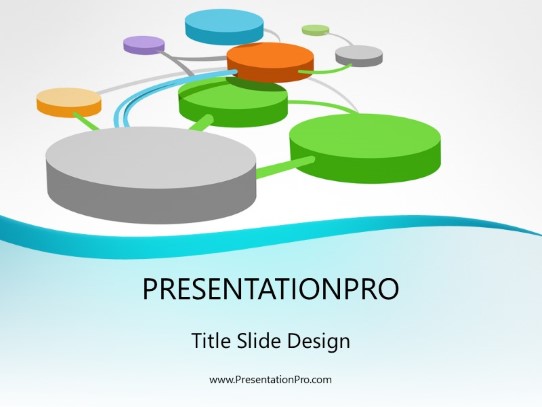 Community Connectivity Teal PowerPoint Template title slide design