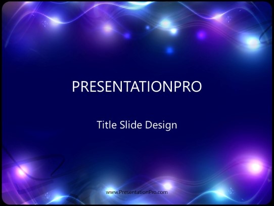 Current PowerPoint Template title slide design