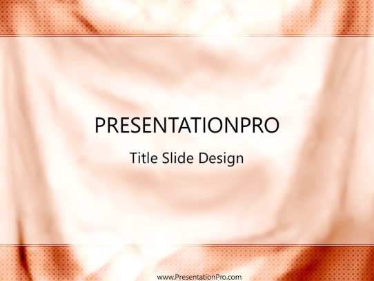 Curtot PowerPoint Template title slide design