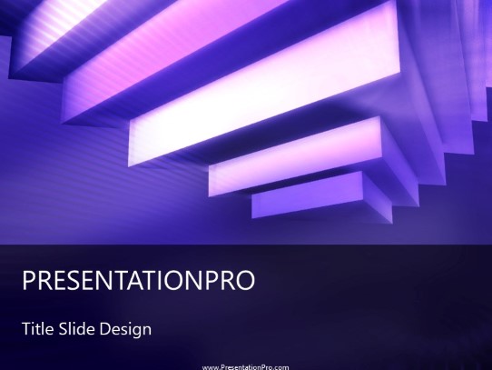 Escheresque PowerPoint Template title slide design