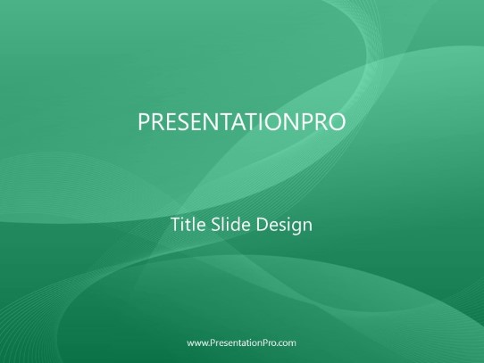 Gemini Teal PowerPoint Template title slide design