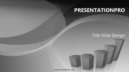 Glassy Office Widescreen PowerPoint Template title slide design