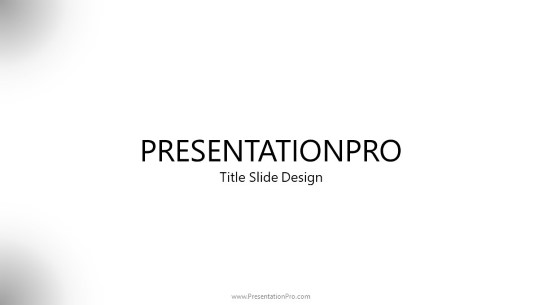 Gradient Pulse 4Corners PowerPoint Template title slide design
