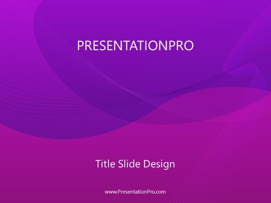Halfandhalf Grape PowerPoint Template title slide design