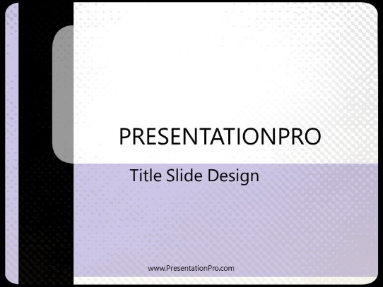 Matrix PowerPoint Template title slide design