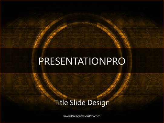 Motif PowerPoint Template title slide design