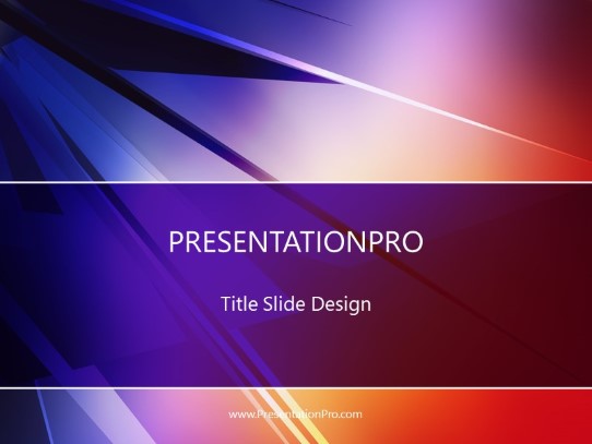 Multi Fusion Purple PowerPoint Template title slide design