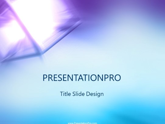 Pandoras PowerPoint Template title slide design