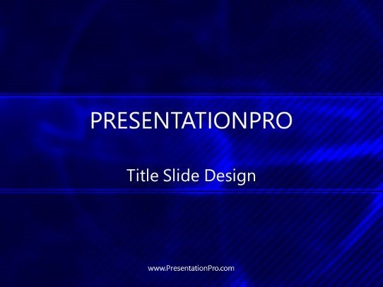 Plasma PowerPoint Template title slide design
