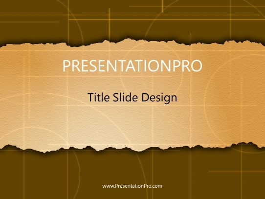 Ripper PowerPoint Template title slide design
