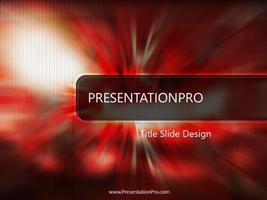 Shift PowerPoint Template title slide design
