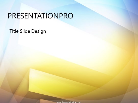Step By Step PowerPoint Template title slide design
