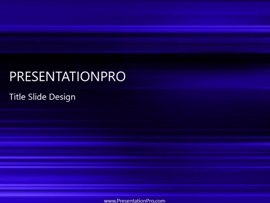 Super Sonic PowerPoint Template title slide design