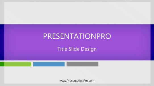 Tricolorbox 06 Widescreen PowerPoint Template title slide design