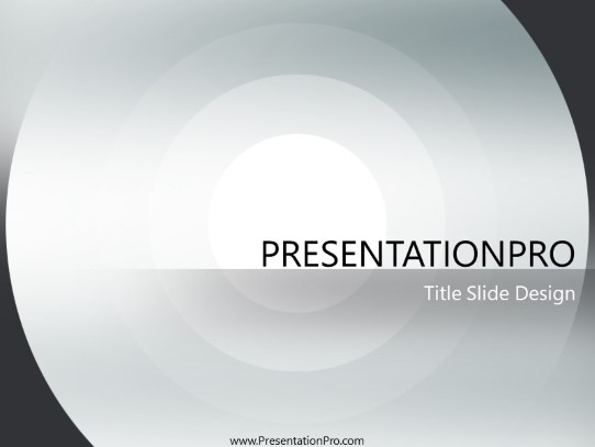 Vinyl PowerPoint Template title slide design