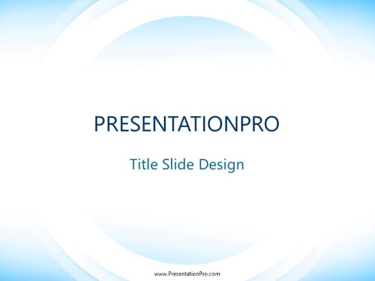 Wheels Blue PowerPoint Template title slide design