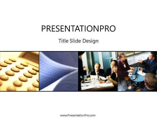 Traditional Account 08 PowerPoint Template title slide design