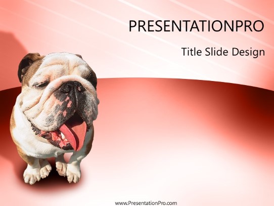 Beware PowerPoint Template title slide design