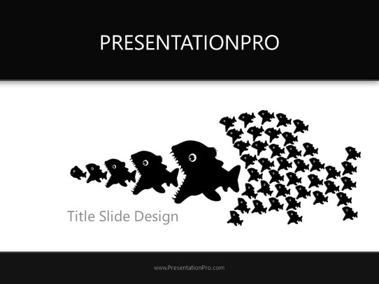 Bigger Fish 01 PowerPoint Template title slide design