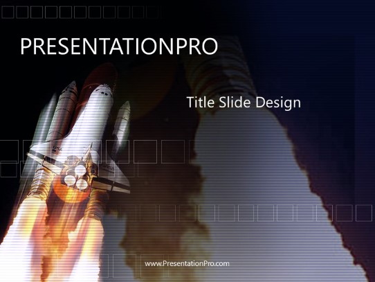 Blast PowerPoint Template title slide design