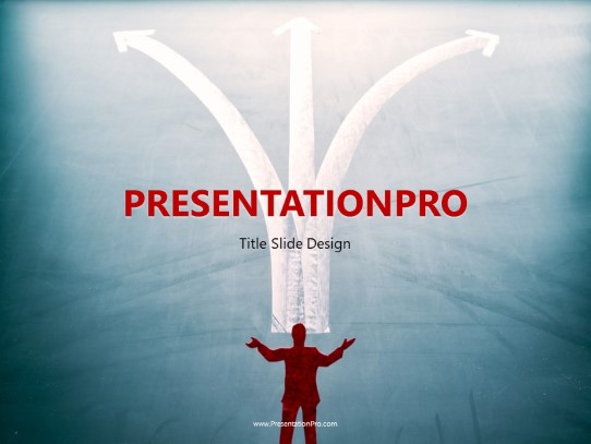 Direction Decision PowerPoint Template title slide design
