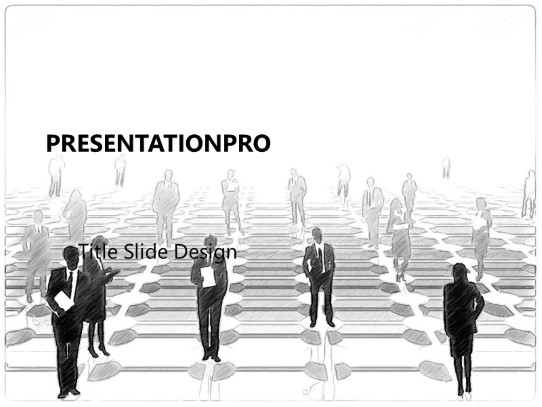 Performance Structure Sketch PowerPoint Template title slide design