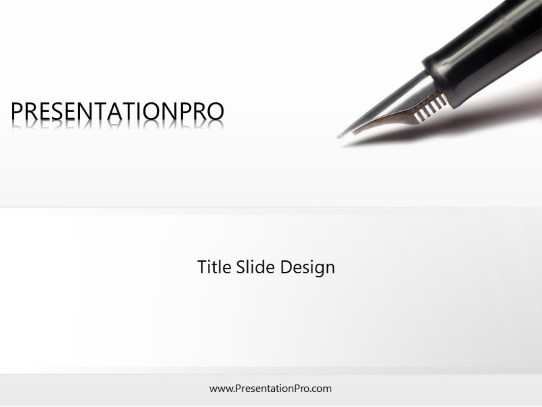 Professional Proposal B PowerPoint Template title slide design