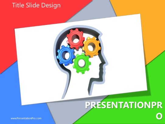 Thought Process PowerPoint Template title slide design