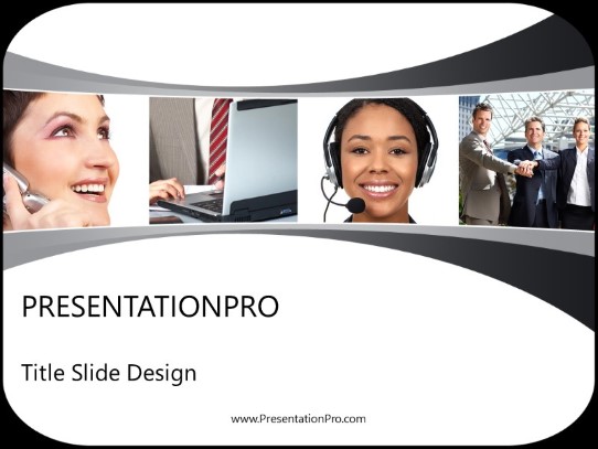 Busy Day 05 PowerPoint Template title slide design