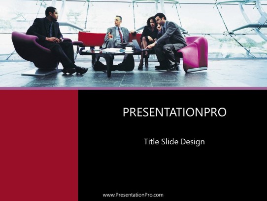 Colorful Conference02 PowerPoint Template title slide design
