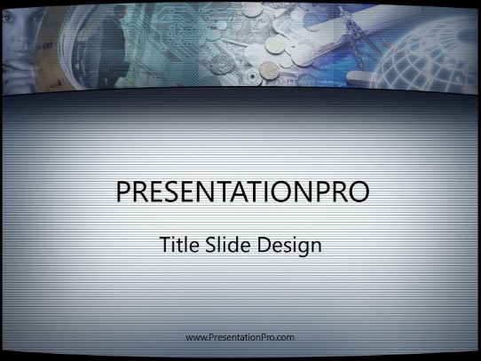 Corporate PowerPoint Template title slide design