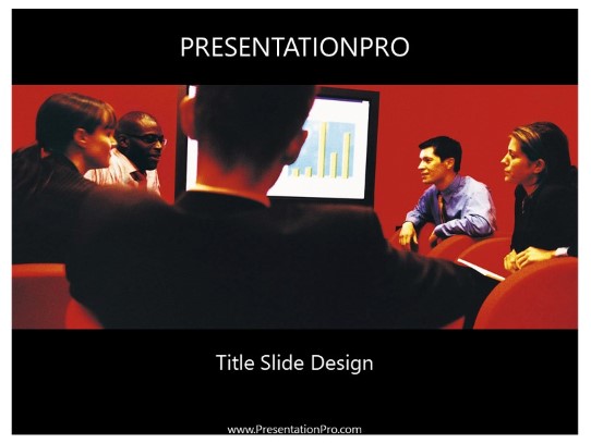 Lets Discuss Black PowerPoint Template title slide design