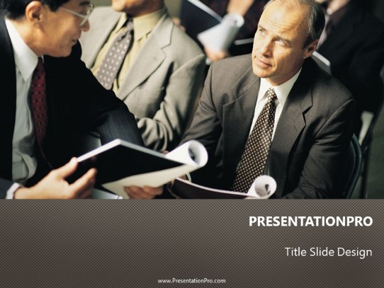 Meeting14 PowerPoint Template title slide design
