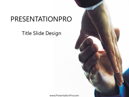Min10 PowerPoint Template title slide design