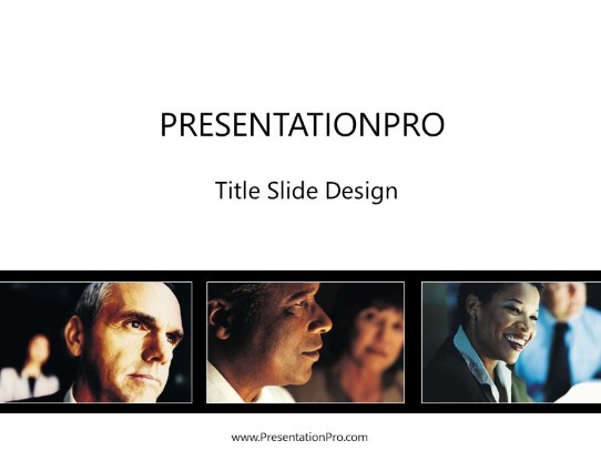 Min16 PowerPoint Template title slide design
