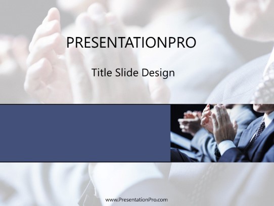 Min24 PowerPoint Template title slide design