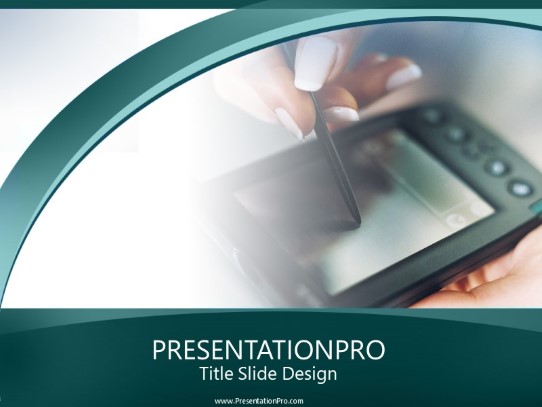 Plans PowerPoint Template title slide design