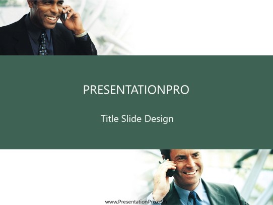 Smiley Talk PowerPoint Template title slide design