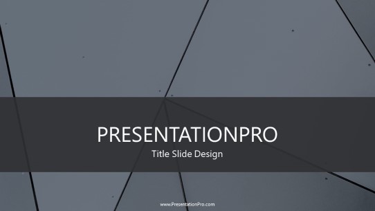 Wall Tiles Widescreen PowerPoint Template title slide design