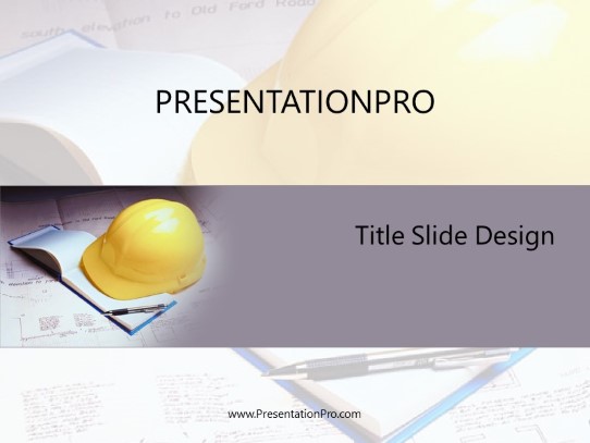Plan It Out PowerPoint Template title slide design