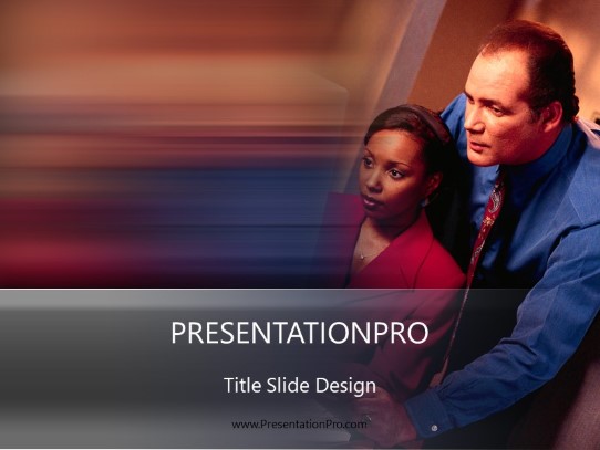 Show Me 02 Gray PowerPoint Template title slide design