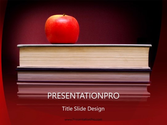 Teachers Pet PowerPoint Template title slide design