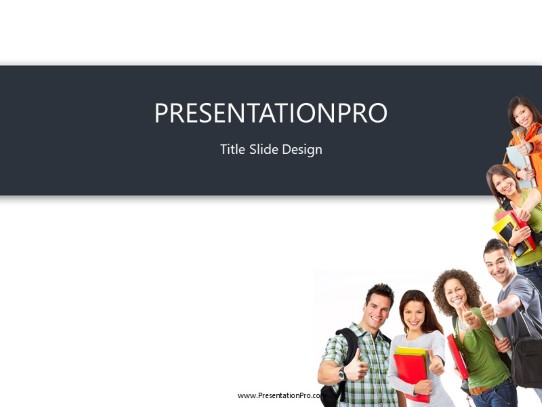 Thumbs Up 01 PowerPoint Template title slide design