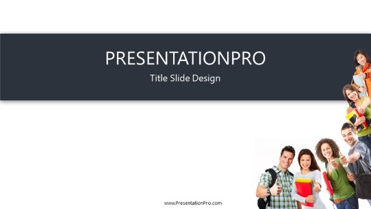 Thumbs Up 01 Widescreen PowerPoint Template title slide design