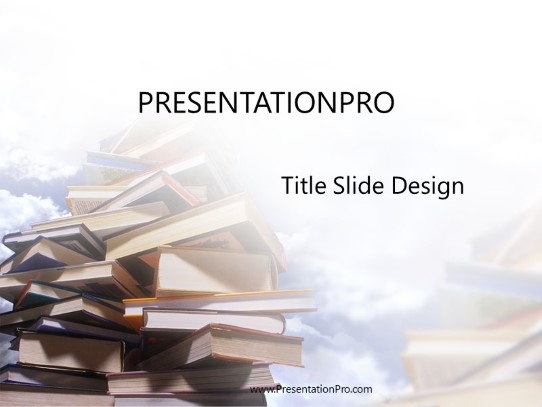 Stack PowerPoint Template title slide design
