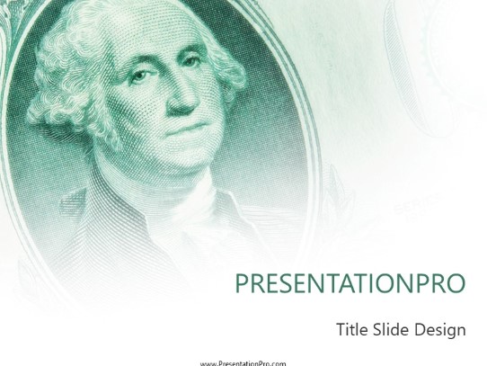 Washington PowerPoint Template title slide design