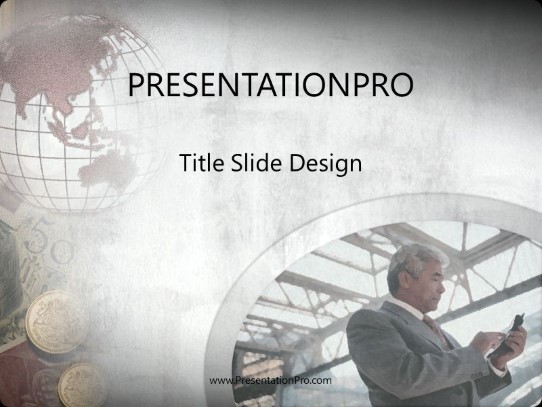Internat2 PowerPoint Template title slide design