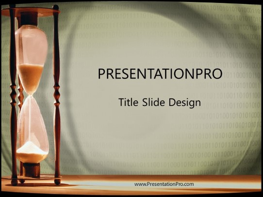 Digitime PowerPoint Template title slide design